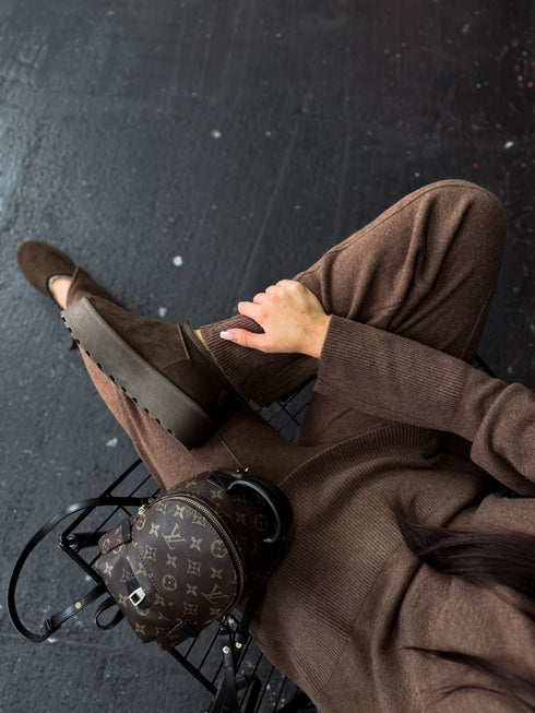 Ugg tipo batai "GRIZZLY" - RUDOS SPALVOS